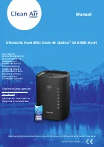 Предварительный просмотр 1 страницы Clean Air Optima CA-605B Smart User Manual