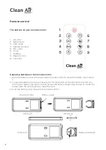 Предварительный просмотр 8 страницы Clean Air Optima CA-606B Manual