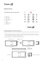 Preview for 8 page of Clean Air Optima CA-606W Manual