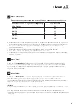 Предварительный просмотр 67 страницы Clean Air Optima CA-607W User Manual