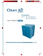 Clean Air Optima CA-803 User Manual preview