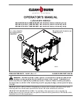 CLEAN BURN CB-200-CTB Operator'S Manual preview