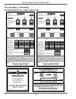 Preview for 16 page of CLEAN BURN CB-3500 series Operator'S Manual