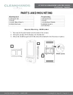 Предварительный просмотр 4 страницы Clean Hands Kiosk CH-HSD-22F User Manual