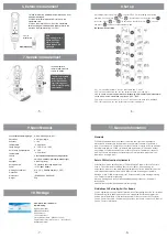 Preview for 2 page of CLEAN Instruments DH30P Instruction Manual