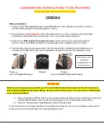 Предварительный просмотр 1 страницы Clean Remote CR3BCB-H Instructions