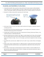 Preview for 8 page of Clean Water Systems Pro?OX 2510 Installation & Starting Manual