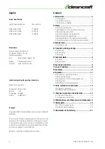 Preview for 2 page of CleanCraft 7103662 Operating Instructions Manual