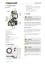 Preview for 9 page of CleanCraft 7103662 Operating Instructions Manual