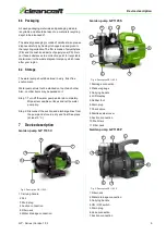 Preview for 9 page of CleanCraft 7521100 Operating Instructions Manual