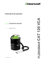 Предварительный просмотр 1 страницы CleanCraft flexCAT 120 VCA Operating Instructions Manual