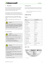 Предварительный просмотр 7 страницы CleanCraft flexCAT 120 VCA Operating Instructions Manual