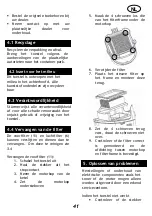 Предварительный просмотр 41 страницы CleanCraft flexCAT 16 H Instruction Manual