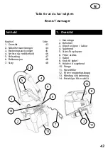 Предварительный просмотр 43 страницы CleanCraft flexCAT 16 H Instruction Manual