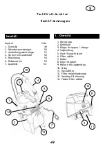 Предварительный просмотр 49 страницы CleanCraft flexCAT 16 H Instruction Manual