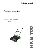 Preview for 1 page of CleanCraft HKM 700 Operating Instructions Manual