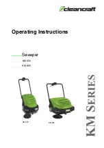 CleanCraft KM 625 Operating Instructions Manual preview