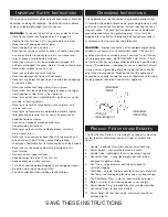 Preview for 2 page of CleanCraft SuperLite CSL160XL Instruction Manual