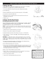 Preview for 6 page of CleanCraft SuperLite CSL160XL Instruction Manual