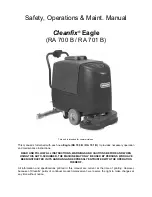 Cleanfix Eagle RA 700 B Safety, Operations & Maint. Manual preview