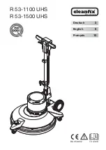 Cleanfix R 53-1100 UHS Manual preview