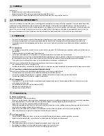 Preview for 8 page of Cleanfix RA 701 Care Manual