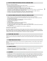 Preview for 9 page of Cleanfix RA 701 Care Manual