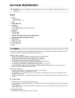 Preview for 33 page of Cleanfix RA 701 Care Manual