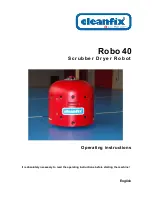 Cleanfix Robo 40 Operating Instructions Manual preview