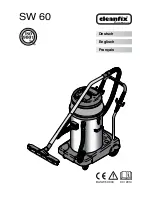 Preview for 1 page of Cleanfix SW 60 Manual