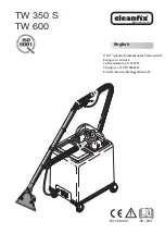 Preview for 1 page of Cleanfix TW 350 S Instructions Manual