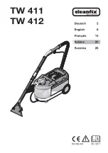 Preview for 1 page of Cleanfix TW411 Manual