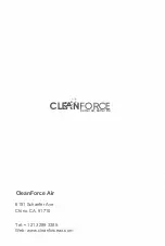 Preview for 20 page of CleanForce MEGA1000 User Manual