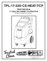 Preview for 1 page of CleanFreak TPL-17-220-CE-HEAT-TCP Operator'S Manual