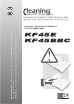 Preview for 1 page of Cleaning Machines KF45BBC Manual