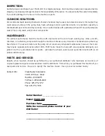 Preview for 3 page of CleanMaster 100-610-400 Information & Operating Instructions