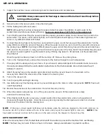 Preview for 5 page of CleanMaster 100-610-400 Information & Operating Instructions