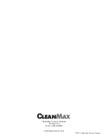 Предварительный просмотр 8 страницы CleanMax CM-WAV Operating Instructions Manual