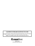 Preview for 12 page of CleanMax CMBP-6CL Owner'S Manual