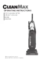 CleanMax CMNR-QD Operating Instructions Manual предпросмотр