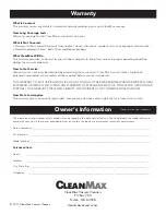 Предварительный просмотр 12 страницы CleanMax CMNR-QD Operating Instructions Manual