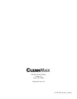 Предварительный просмотр 16 страницы CleanMax CMP-3N Operating Instructions Manual