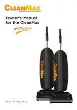 CleanMax ZOOM ZM-500 Owner'S Manual предпросмотр