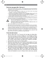 Предварительный просмотр 4 страницы Cleanmaxx 00110 Operating Instructions Manual