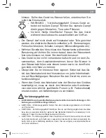 Предварительный просмотр 5 страницы Cleanmaxx 00110 Operating Instructions Manual