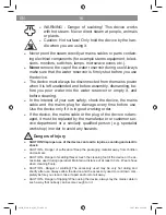 Предварительный просмотр 16 страницы Cleanmaxx 00110 Operating Instructions Manual