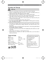 Предварительный просмотр 23 страницы Cleanmaxx 00110 Operating Instructions Manual