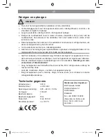 Предварительный просмотр 45 страницы Cleanmaxx 00110 Operating Instructions Manual