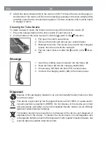 Предварительный просмотр 24 страницы Cleanmaxx 00142 Instruction Manual