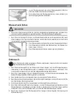 Предварительный просмотр 9 страницы Cleanmaxx 00476 Instruction Manual